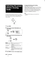 Preview for 18 page of Sony KL-W7000 Operating Instructions Manual