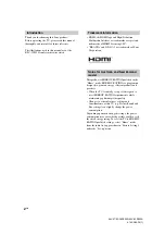 Preview for 2 page of Sony KLV-26S550A Operating Instructions Manual