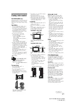 Preview for 7 page of Sony KLV-26S550A Operating Instructions Manual