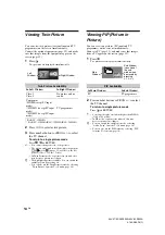 Preview for 14 page of Sony KLV-26S550A Operating Instructions Manual