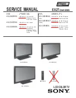 Preview for 1 page of Sony KLV-26S550A Service Manual