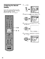 Предварительный просмотр 70 страницы Sony KLV-32M1 - 32" Lcd Wega Color Tv Operating Instructions Manual