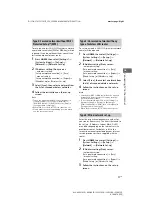 Предварительный просмотр 11 страницы Sony KLV-32R412D Operating Instructions Manual