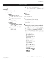 Предварительный просмотр 4 страницы Sony KLV-40V510A Service Manual