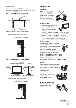 Предварительный просмотр 9 страницы Sony KLV-40X250A Operating Instructions Manual