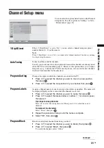 Предварительный просмотр 31 страницы Sony KLV-40X250A Operating Instructions Manual