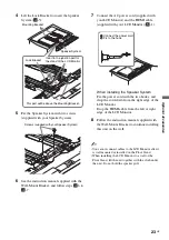 Предварительный просмотр 23 страницы Sony KLV-40ZX1M  (RM-VL610A Remote Commander®) Operating Instructions Manual