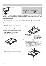 Предварительный просмотр 24 страницы Sony KLV-40ZX1M  (RM-VL610A Remote Commander®) Operating Instructions Manual