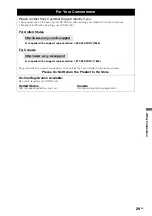 Предварительный просмотр 29 страницы Sony KLV-40ZX1M  (RM-VL610A Remote Commander®) Operating Instructions Manual