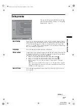 Предварительный просмотр 23 страницы Sony KLV-46S200A Operating Instructions Manual