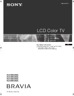 Preview for 85 page of Sony KLV-46S200A Service Manual