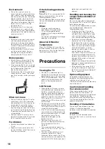 Preview for 10 page of Sony KLV-60EX640 Operating Instructions Manual