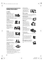 Предварительный просмотр 4 страницы Sony KLV-B15G10 Operating Instructions Manual