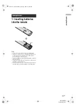 Предварительный просмотр 11 страницы Sony KLV-B15G10 Operating Instructions Manual