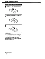 Preview for 12 page of Sony KP-41 EXR96 Operating Instructions Manual