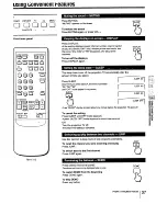 Preview for 37 page of Sony KP-41 EXR96 Operating Instructions Manual