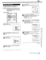 Preview for 59 page of Sony KP-41 EXR96 Operating Instructions Manual