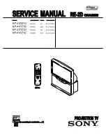 Preview for 1 page of Sony KP-41DS1U Service Manual