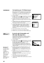 Preview for 46 page of Sony KP-41S4 Operating Instructions Manual