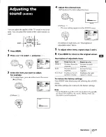 Предварительный просмотр 25 страницы Sony KP-41T65 - 41" Rear Projection Operating Instructions Manual