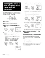 Предварительный просмотр 30 страницы Sony KP-41T65 - 41" Rear Projection Operating Instructions Manual