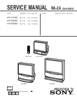 Sony KP-41T65C Service Manual preview