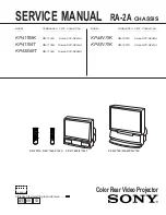 Sony KP-41T65K Service Manual preview