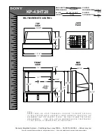 Sony KP-43HT20 - 43" Hi-scan 1080i™ Tabletop Pjtv Dimensions preview