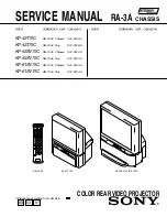 Sony KP-43T75C Service Manual preview