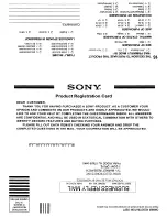 Предварительный просмотр 63 страницы Sony KP 43T90 Operating Instructions Manual