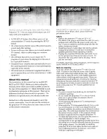 Preview for 4 page of Sony KP-46S25 Operating Instructions Manual