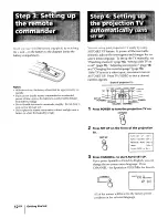 Preview for 12 page of Sony KP-46S25 Operating Instructions Manual