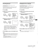 Предварительный просмотр 19 страницы Sony KP-46V35 Operating Instructions Manual