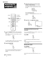 Предварительный просмотр 20 страницы Sony KP-46V35 Operating Instructions Manual