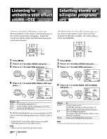 Предварительный просмотр 28 страницы Sony KP-46V35 Operating Instructions Manual