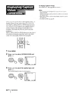 Предварительный просмотр 36 страницы Sony KP-46V35 Operating Instructions Manual