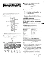 Предварительный просмотр 39 страницы Sony KP-46V35 Operating Instructions Manual