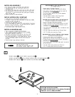 Предварительный просмотр 3 страницы Sony KP-46WT500 - 46" Hi-scan 1080i 16:9 Projection Television Instructions Manual