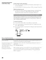 Предварительный просмотр 21 страницы Sony KP-46WT520 - Wide Screen Projection Tv Operating Instructions Manual