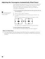 Предварительный просмотр 41 страницы Sony KP-46WT520 - Wide Screen Projection Tv Operating Instructions Manual