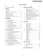 Предварительный просмотр 7 страницы Sony KP 48V85 Service Manual