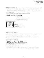 Предварительный просмотр 6 страницы Sony KP 51HW40 Service Manual