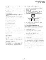 Предварительный просмотр 29 страницы Sony KP 51HW40 Service Manual