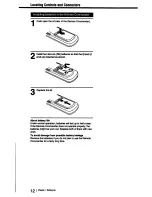 Предварительный просмотр 12 страницы Sony KP-53V15 Primary Operating Instructions Manual