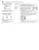 Предварительный просмотр 52 страницы Sony KP-53XBR200 - 53" Projection Tv Operating Instructions Manual