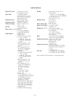 Предварительный просмотр 2 страницы Sony KP-53XBR200 - 53" Projection Tv Service Manual