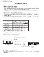 Предварительный просмотр 4 страницы Sony KP-53XBR200 - 53" Projection Tv Service Manual