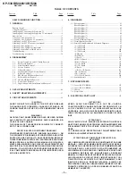 Предварительный просмотр 6 страницы Sony KP-53XBR200 - 53" Projection Tv Service Manual