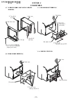 Предварительный просмотр 36 страницы Sony KP-53XBR200 - 53" Projection Tv Service Manual