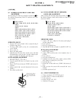 Предварительный просмотр 57 страницы Sony KP-53XBR200 - 53" Projection Tv Service Manual